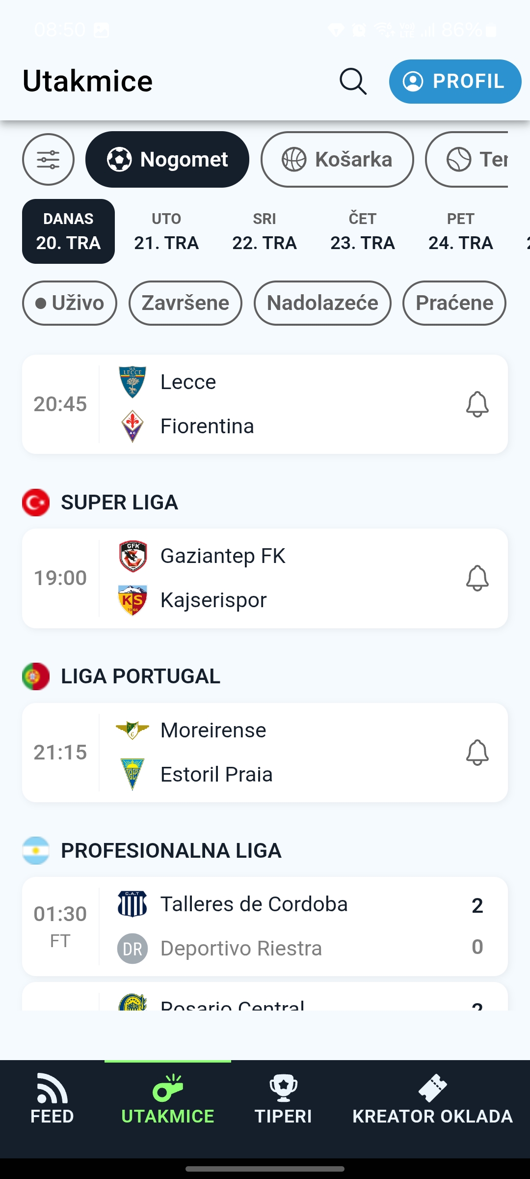 Padajuće Kvote