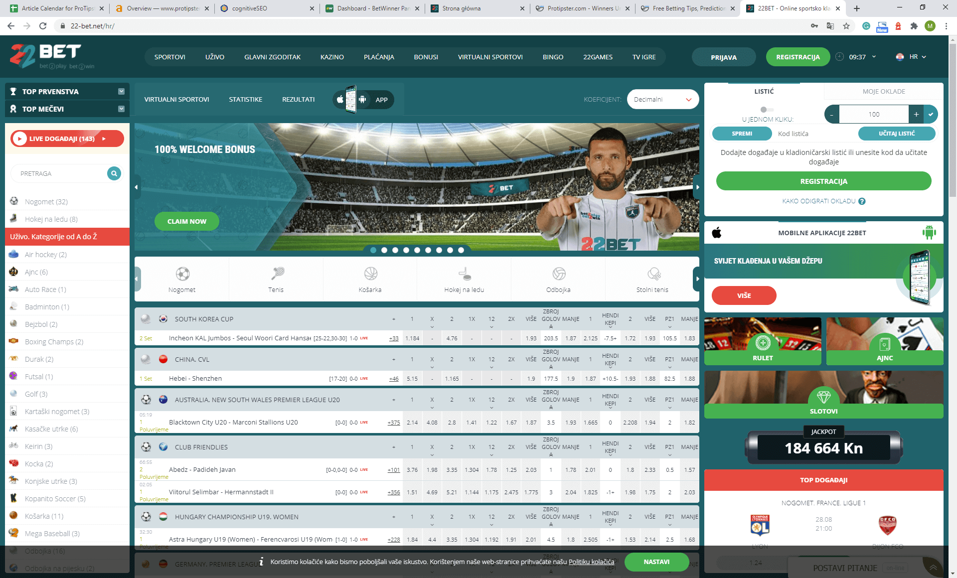 22bet Kladionica